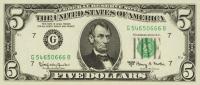 Gallery image for United States p444b: 5 Dollars